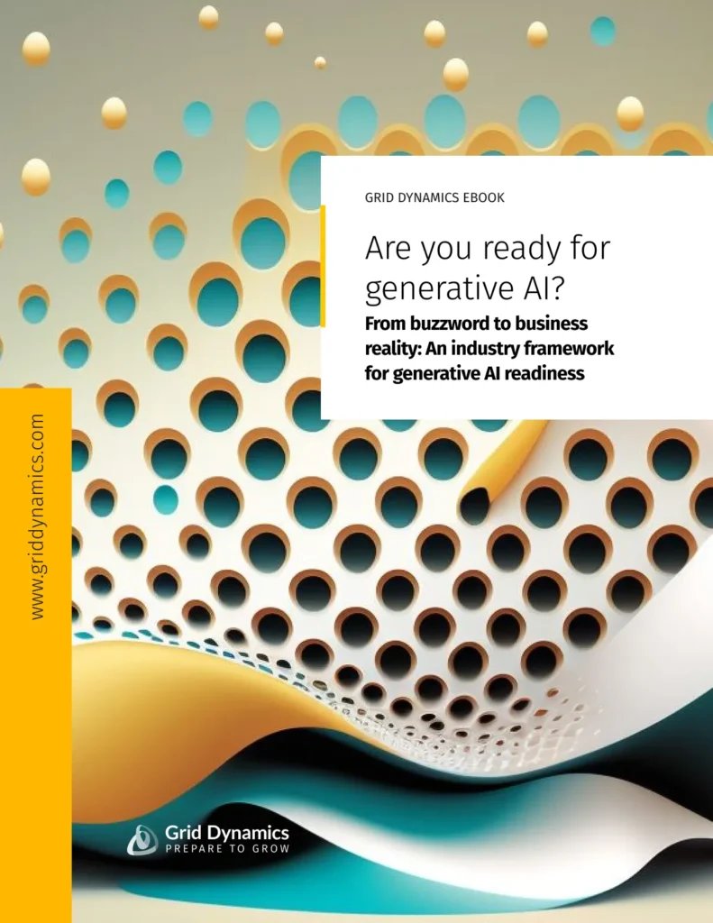 Are you ready for generative AI ebook cover