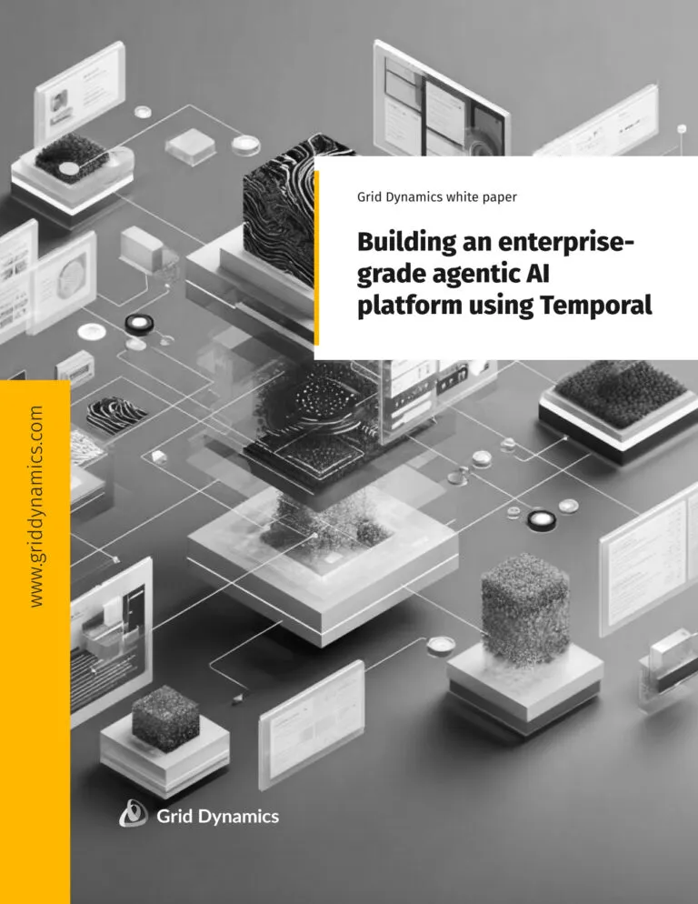 Building an enterprise-grade agentic AI platform using Temporal white paper cover
