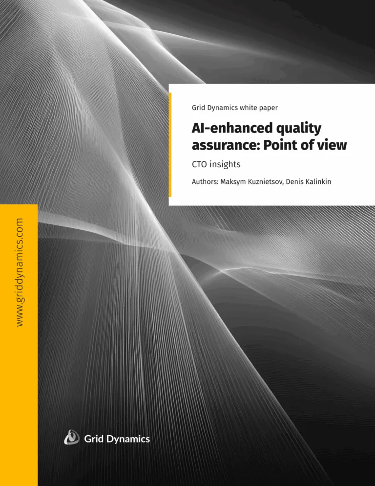 AI-enhanced quality assurance white paper cover