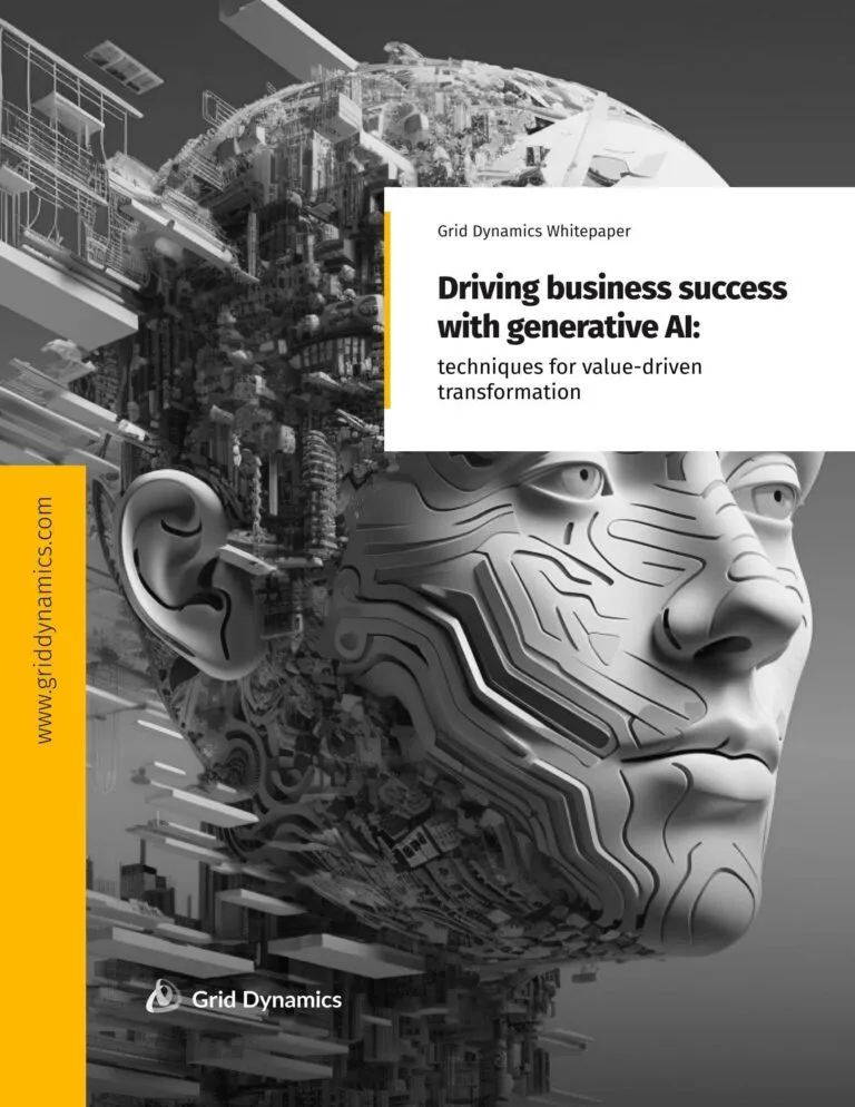 Driving business success with generative AI white paper cover