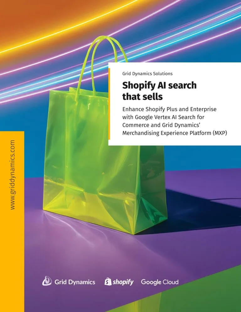 Shopify AI search that sells solution brief cover