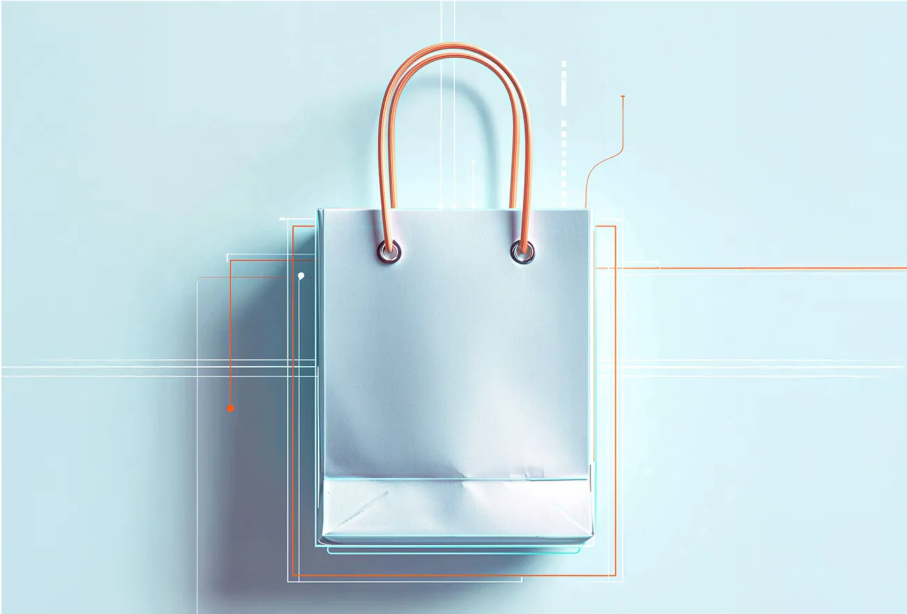 Shopping bag illustration