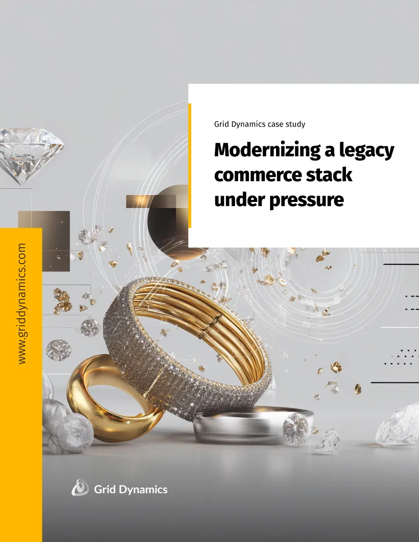 Modernizing a legacy commerce stack under pressure case studies cover
